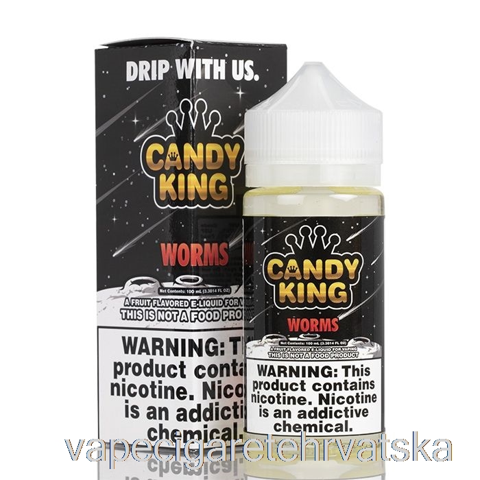 Vape Hrvatska Worms - Candy King - 100ml 6mg